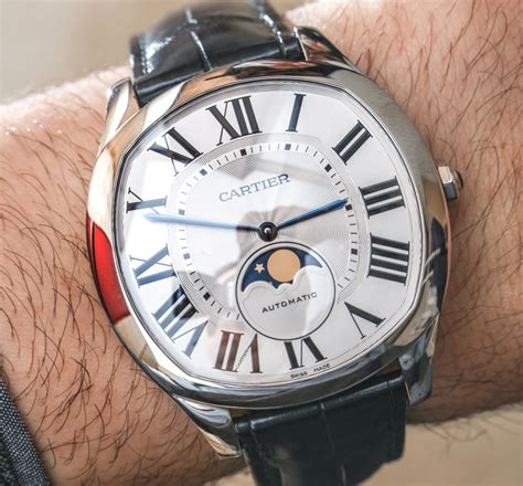 drive de cartier moonphase review|Cartier Drive de Cartier Moon Phases – Hands.